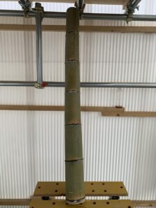 竹灯篭DIY用の竹筒材料（直径10cm長さ30cm）